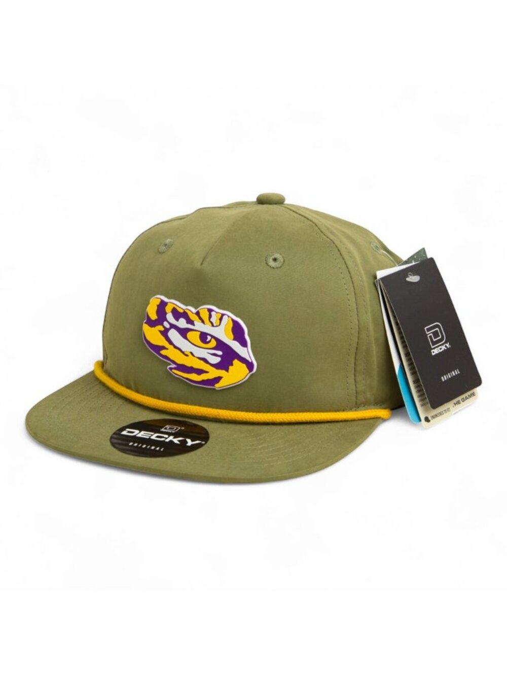 LSU Tiger Eye 3D Classic Rope Hat- Loden/ Amber